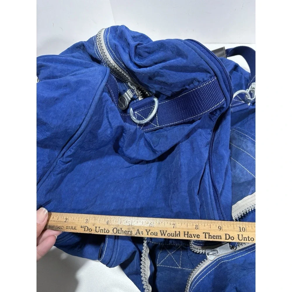 PEPSI COLA Blue X-LARGE Nylon Two-In-One Duffle Bag 1990's W/ Detachable Side